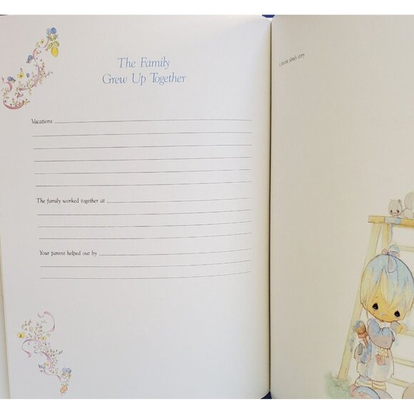 Precious Moments Grandmothers Memories For My Grand Children's Keepsake Book g3 - Picture 5 of 6